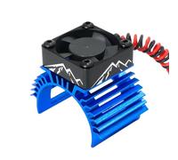 Giwnhvx 540 550 3650 3660 3674 Ventilatore Raffreddamento Radiatore Motore Auto RC Ventilatore Radiatore Motore Dissipatore Raffreddatore Aletta Blu e Nero
