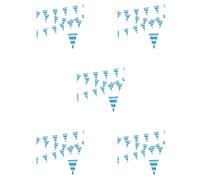 Giwnhvx 5Pcs 10M Bavarese Ghirlanda Decorazione Oktoberfest Decor Oktoberfest Gagliardetto Bavarese Banner Photo Prop