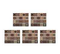 Giwnhvx 5X 20 Pezzi 3D Multi Adesivo Marocchino Autoadesivo per Piastrelle da Parete per Cucina da Bagno