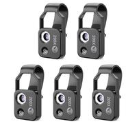 Giwnhvx 5X 200X Cellulare Microscopio Accessorio con Microscopio Finestra, Mini Microscopio Digitale Portatile con Luce LED/Clip
