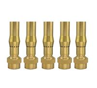 Giwnhvx 5X 3/4 Pollice Ottone Schiuma Jet Fontana Ugelli Giardino Paesaggio Fontana Ugello Regolabile Giardino Stagno Font