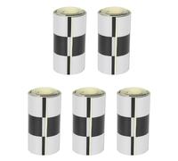 Giwnhvx 5X 3 Pollici Nero/ Scacchiera Nastro Decalcomania Bici Serbatoio Serbatoio Adesivo