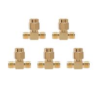 Giwnhvx 5X Connettore/Adattatore 1 SMA a 2 SMA Femmine Tripla Via T