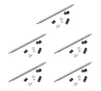 Giwnhvx 5X FT011-12 Tubo di Montaggio in Acciaio Tubo Componente Parti di Ricambio Albero Metallo per FT011 Accessori Off-Bordo Barca Telecomandato