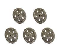 Giwnhvx 5X Ingranaggio Dritto in Metallo 87T per Parti di Aggiornamento E86100 180024 RC 1/10 Rock Crawler 94180 86100, Rame