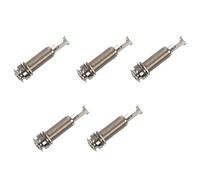Giwnhvx 5X Jack Barilotto di Chitarra Filettato Uscita Ingresso Lungo Mono 1/4 Pollice
