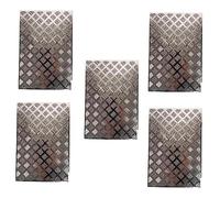 Giwnhvx 5X per D12 1/10 RC Auto Parti di Aggiornamento Posteriore Tronco Copertura Skid Plate Antiscivolo Bordo Decorativo Accessori Piastra