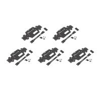 Giwnhvx 5X per K969 K979 K989 K999 P929 P939 1:28 Telecomandato Parti di Ricambio Auto Telessi in Fibra di Migliorata Guscio di Cassa Infeore Auto