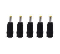 Giwnhvx 5X Punta Giallo 4,0x1,7 mm Connettore A Una Presa Jack da 5,5x2,1 mm Connettore di alimentazione DC Nero