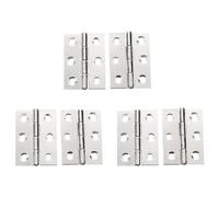 Giwnhvx 6 cerniere in acciaio inox da 5,1 cm, 4,4 x 3,1 cm