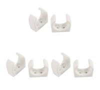 Giwnhvx 6 clip in nylon per scala, gancio per barca, diametro 3,8 cm, per set di accessori UV marini, yacht, barca, bianco