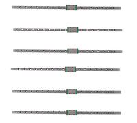 Giwnhvx 6 guide lineari da 9 mm in miniatura MGN9 400 mm binario lineare e 6 guide scorrevoli in miniatura MGN9H
