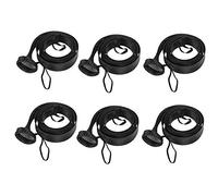 Giwnhvx 6 Peces Siries - Copertura per da pesca, 170 cm Intrecciato di protezione da pesca coperta tessuta rete strumento di pesca accessori