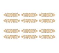 Giwnhvx 6 pezzi, 40 x 10 cm, motivo: scultura in legno, angolo intagliato, decorazione per , porta, letto, toppa decorativa onlay legno applique