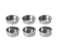 Giwnhvx 6 Pezzi 51Mm Macchine da Caffè nel Acciaio Inossidabile Cesto del Filtro Pressurizzato Cestino Della Polvere Filtro Portafiltro Fondo per Caffè
