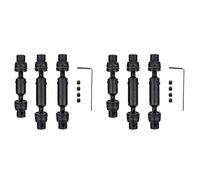 Giwnhvx 6 pezzi albero di trasmissione in metallo CVD per B16 B36 Q60 Q63 Q64 MN77 FY004 6WD 1/16 RC auto parti di aggiornamento, 2