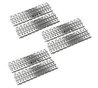 Giwnhvx 6 Pezzi Bordo di Sabbia in Acciaio per Axial SCX10-4 D90 1/10 RC Auto su