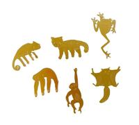 Giwnhvx 6 Pezzi Pianta in vaso Decorazione Animale Simulazione Animali Scultura in Metallo Ornamenti Giardino Vasi Decorazioni