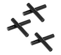 Giwnhvx 6 Pezzi Serie Metallo Paraurti Mount Supporto Cilindro Supporto per 1/10 RC Auto su Axiale SCX10 & SCX10 II 90046 90047