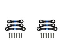 Giwnhvx 6 Pezzi Serie Servo Bielletta Sterzo per TT-02 TT-02T TT02 TT02T 1/10 Accessori Parti di Aggiornamento Auto Telecomandato Blu