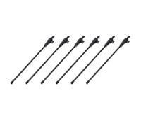 Giwnhvx 6 Pqt Picche Violoncello in Fibra di Nero Pezzi di Violoncello 3/4 & 4/4