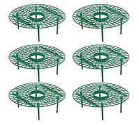 Giwnhvx 6 Pz Pianta Strumento di Plastica Fragola Cerchio Supporto Rack Agricoltura Telaio Giardinaggio Vite