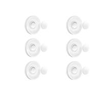 Giwnhvx 6 supporti magnetici per telecomandi, montaggio a parete, molto , autoadesivo per piatti