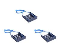 Giwnhvx 6 x USB 3.0 pannello frontale con 3,5 pollici dispositivo/HDD o 2,5 pollici SSD/HDD a 5.25 floppy a disco ottico staffa vassoio bay