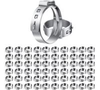 Giwnhvx 60 morsetti PEX da 2,5 cm, in acciaio inox, per raccordi per tubi PEX
