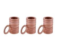 Giwnhvx 60 rondelle piatte in rame, 12 mm x 18 mm x 1,5 mm