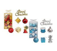 Giwnhvx 64 pezzi di decorazioni di Natale in schiuma per feste di fine anno, decorazioni di Natale per feste a tema, decorazioni di Natale