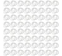 Giwnhvx 64 Pezzi Perla Polso Strisce Corpetto Accessori Matrimonio Polso Fai Da Te Fiori Artificiali DeCor per Matrimonio Spiaggia Feste