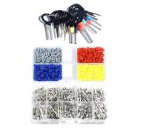 Giwnhvx 690 Pezzi di Connettori a crimpare per Automobile, Kit Elettrico per Auto da 1 a 3,5 mm, Moto ATV, Maschio e Set di crimpatura