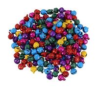 Giwnhvx 6MM 200 pz/lotto Mix Colori Perline Sciolte Piccolo Jingle Bells Regalo (colore misto)
