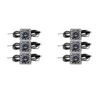 Giwnhvx 6PCS 100 Gradi Modulo Fotocamera 1MP OV9732 1280x720 USB Free Driver Messa a Fuoco Manuale, con 2 Meter Cavo per WinXP/7/8/10