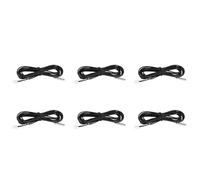 Giwnhvx 6pcs 2M Termistore Sensore di Temperatura Impermeabile Sonda Filo 10K 1% 3950 Nero
