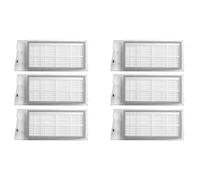 Giwnhvx 6Pcs per EVE Plus Robot Aspirapolvere Filtro HEPA Casa Robot Aspirapolvere Accessori