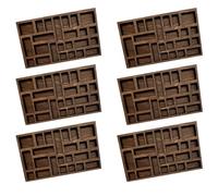 Giwnhvx 6X 1:12 Miniatura Ginnolo Mensola di Cristallo Miniatura Mensola Decorazione Stampanti Vassoio Miniatura Miniatura