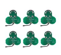 Giwnhvx 6X BAT411 Batteria PCB Board Circuito per 10.8V 12V Batteria BAT412A 2607336013 2607336014 Utensili elettrici senza fili