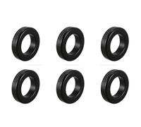 Giwnhvx 6X Bobina Di Soffocamento Trasformatore Parte Nucleo di Ferrite Toroidal AS225-125A Nero