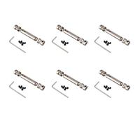 Giwnhvx 6X Metallo Posteriore Medio Albero Trasmissione Universale Kit Accessori per Fy-01/02/03/04/05 12428 12423 12628