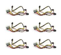Giwnhvx 6X PCI-E 6PIN Input DC 12V 300W DC-ATX-300W 24Pin ATX Switch Modulo di Alimentazione PSU