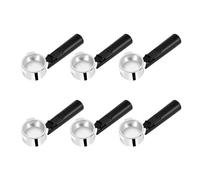 Giwnhvx 6X Portafiltro per Caffè Fondo Nel Acciaio Inossidabile da 51 mm per Accessorio per Macchina da Caffè Professionale