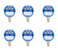 Giwnhvx 6X RTD PT100 Modulo trasmettitore di temperatura Resistenza termica -50-100 ° C DC24V Uscita 4-20MA