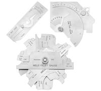 Giwnhvx 7 pezzi raccordo saldatura calibro calibro set singolo saldatura calibro in acciaio inox ponte camma Gauge kit