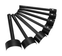 Giwnhvx 7 punzoni semicircolari per pelle, 15 mm-45 mm, in acciaio al carbonio, strumento per la lavorazione di cinghie, portafogli e borse