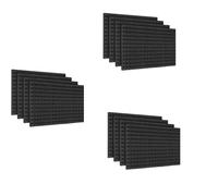 Giwnhvx 72 pezzi 30 x 30 x 2,5 cm isolamento acustico in schiuma isolante