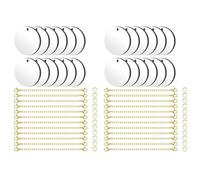 Giwnhvx 72 Pezzi di Ciondoli Accessori per Bicchieri con Manico, Targhette Personalizzate con Manico, Set di Decorazioni per Bicchieri Color