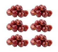 Giwnhvx 72 pezzi di frutta finta artificiale realistica simulazione rossa decorazione della casa per la decorazione della cucina natura morta