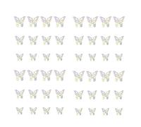 Giwnhvx 72 Pezzi Serrie Murali - Decuor di Farfalle 3D per da Parete Rimovibili Decorazione fai da te Arte Decorazione(B)